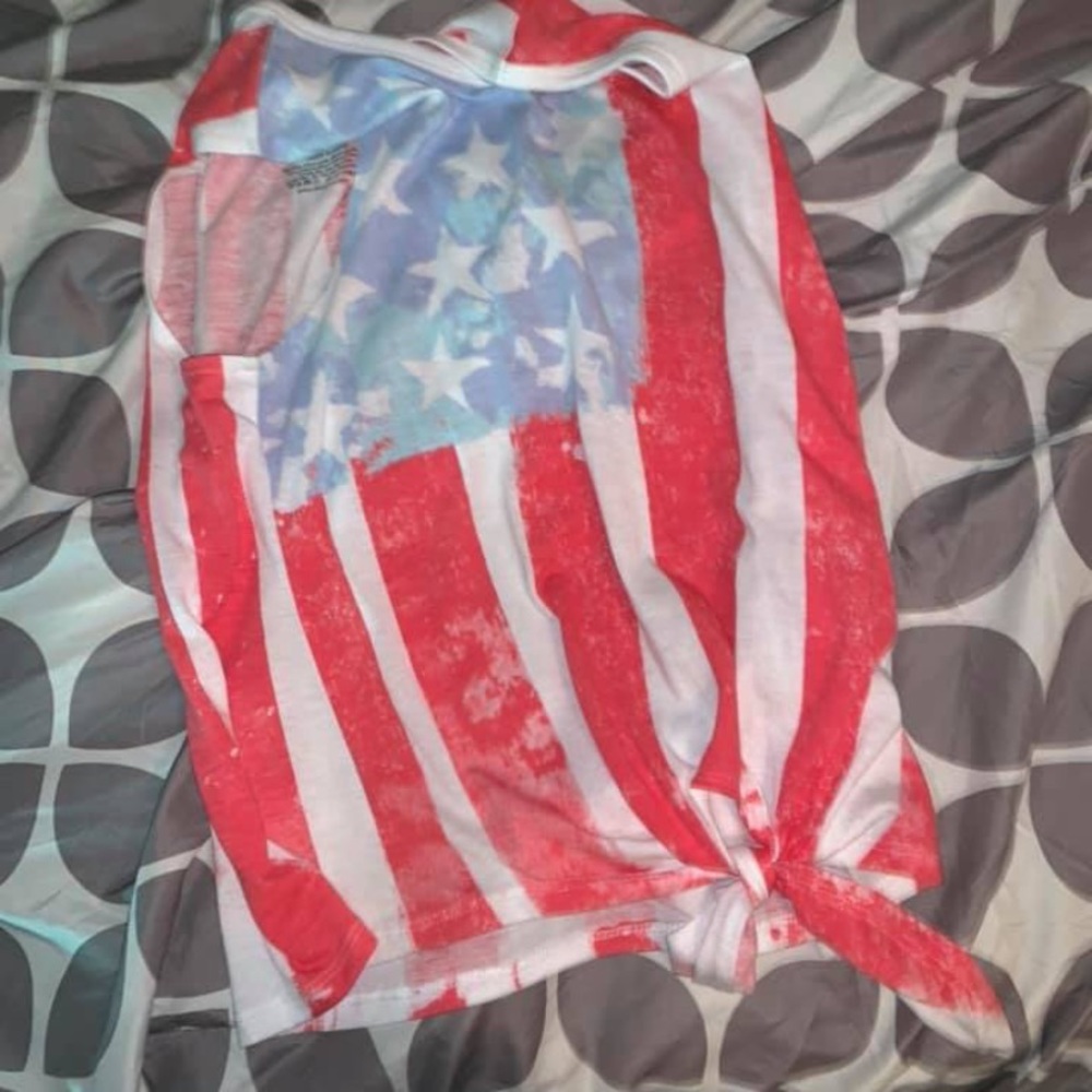 American flag shirt
